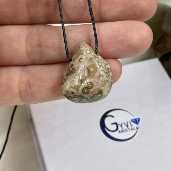 Okeaninio agato pakabukas, 8,7 gr.