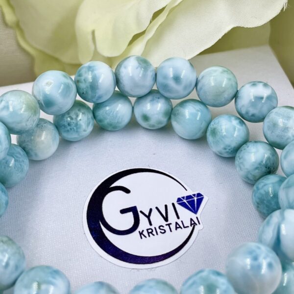 Larimar apyrankė (A), 10 mm - Image 3