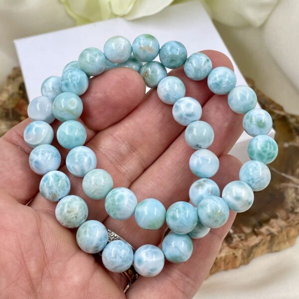 Larimar apyrankė (A), 10 mm - Image 2