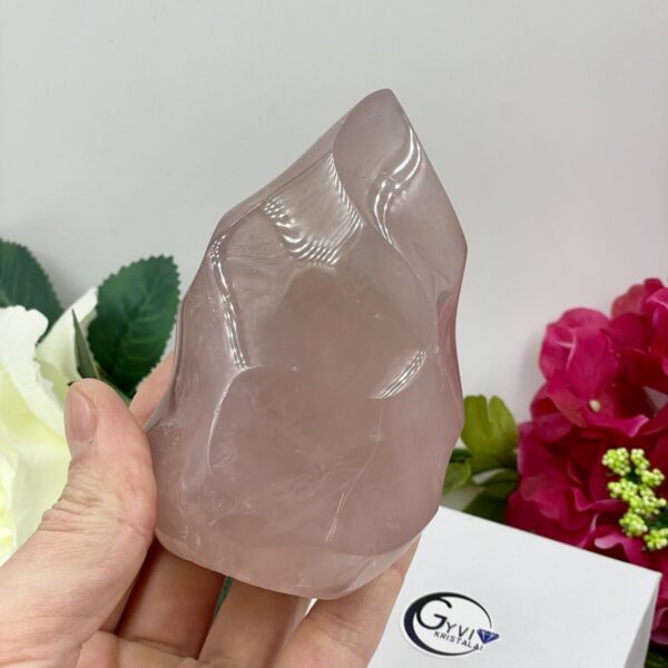 Madagaskaro rožinio kvarco "Liepsna", 465 gr. - Image 3