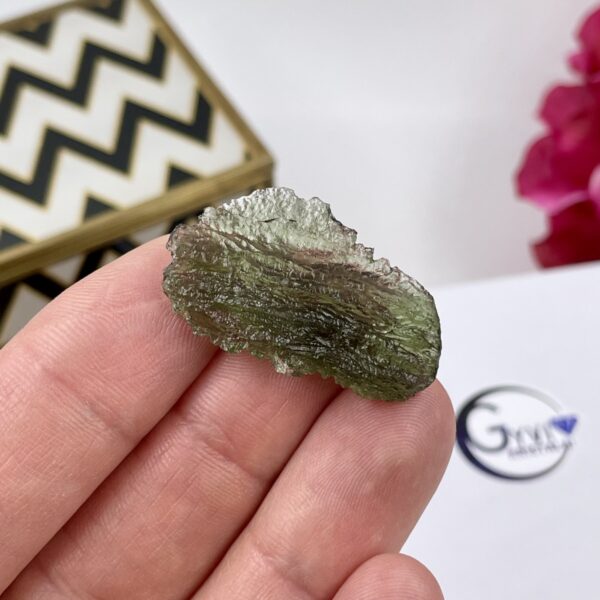 Moldavitas, 3,4 gr. - Image 3