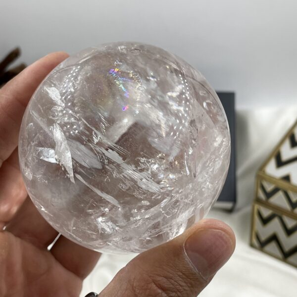 Kalnų krištolo rutulys (AA) (sfera), 7,5 cm