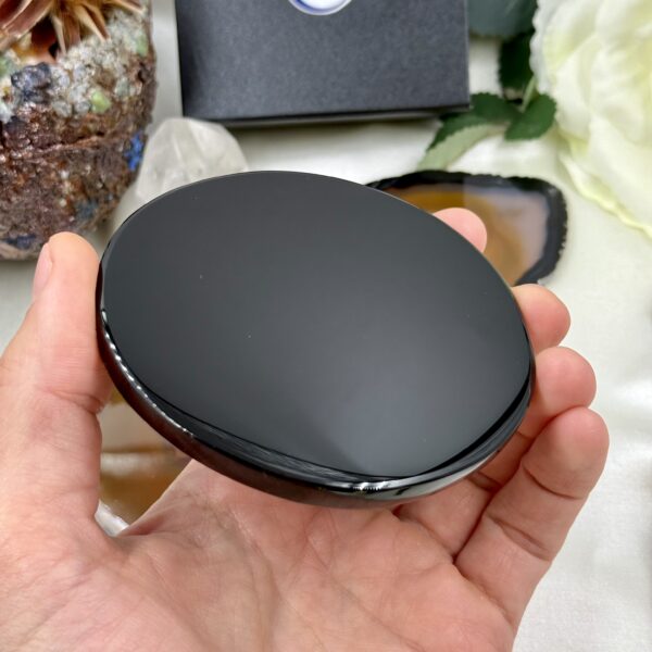 Juodojo obsidiano ,,veidrodis" 135 gr. - Image 2