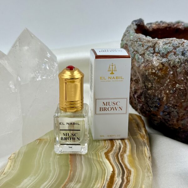 Aliejiniai kvepalai EL Nabil MUSC BROWN, 5 ml