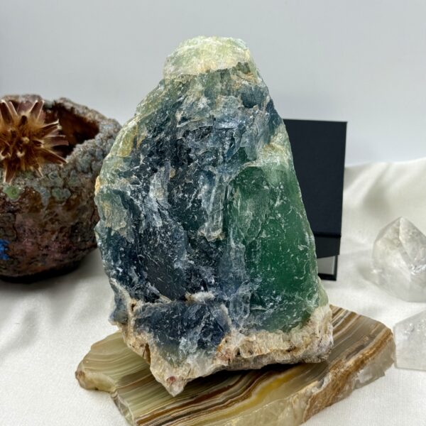 Vaivorykštinis fluoritas (A), 1,230 kg
