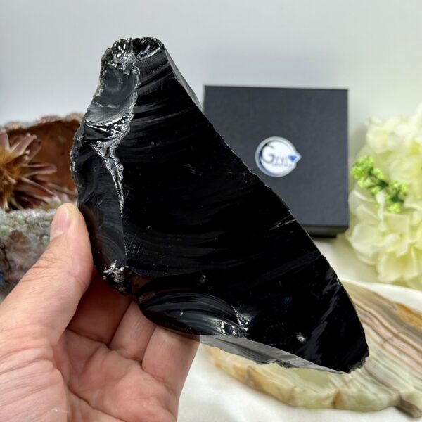 Juodasis obsidianas, 435 gr. - Image 2